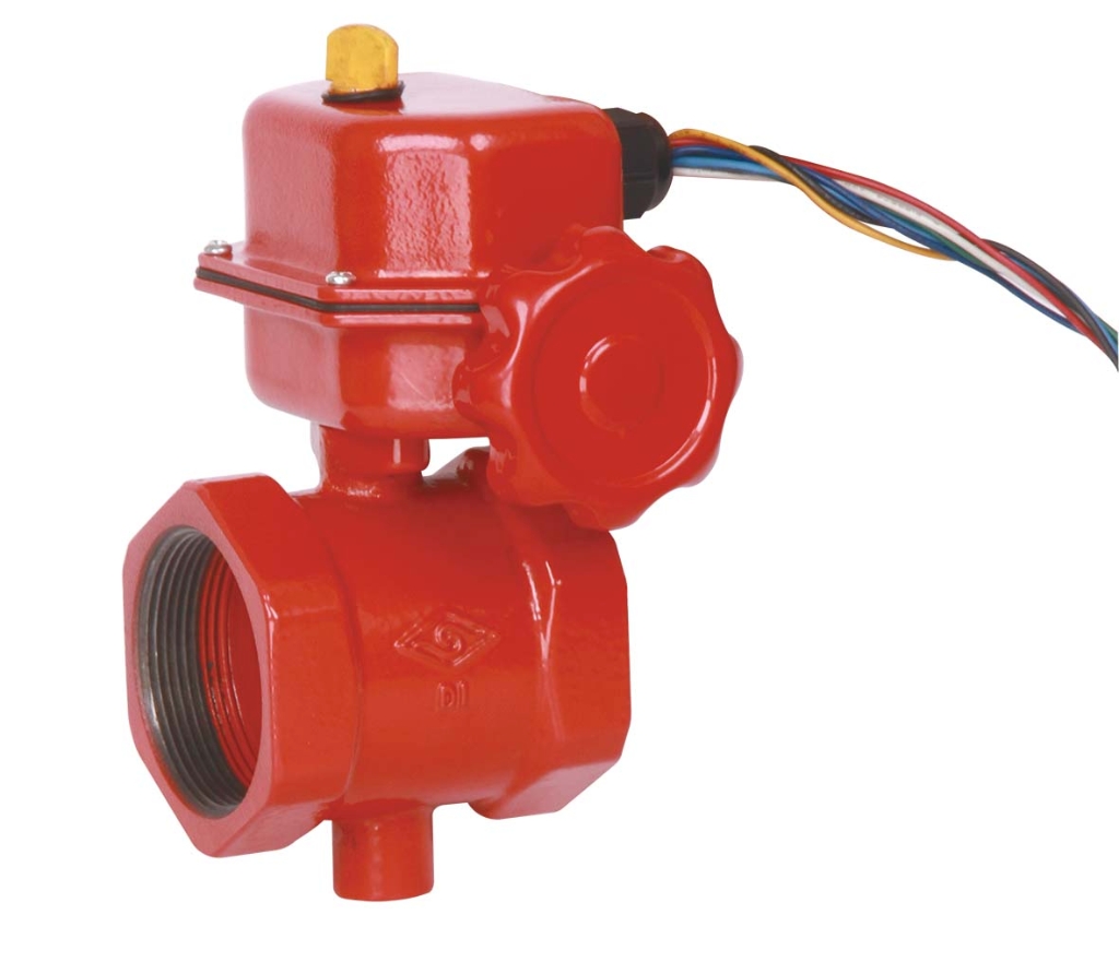 مِيك محبس فراشة سنة مع مفتاح حالة المحبس 300PSI UL/FM موديل : XD311X