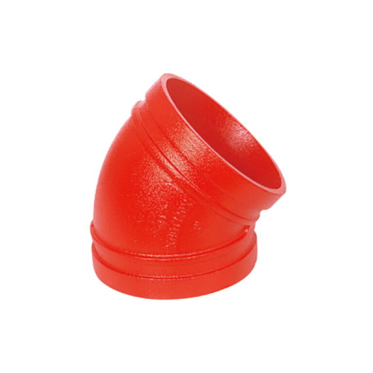 MECH GROOVED ELBOW 45-MODEL 120X
