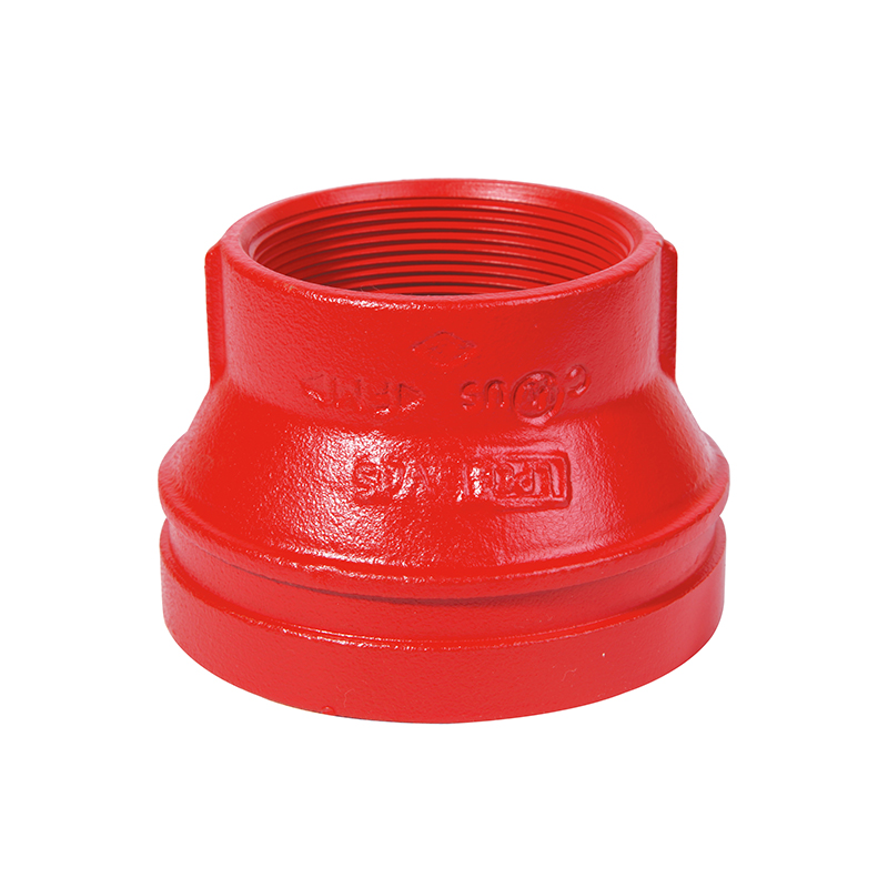 MECH GROOVED CONC RED (THD)