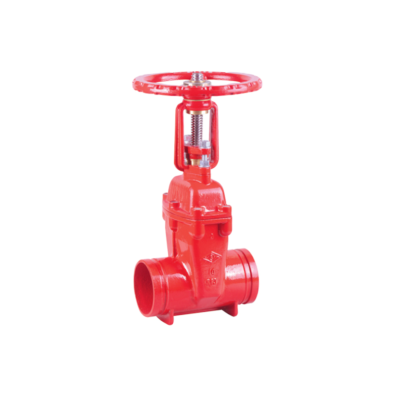 MECH GATE VALVE OS&Y GROOVED UL/FM Red