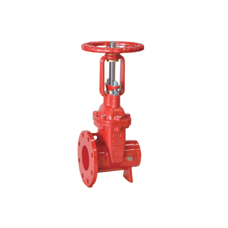 MECH GATE VALVE OS&Y FLANGE X GROOVE UL/FM RED MODEL : Z51X