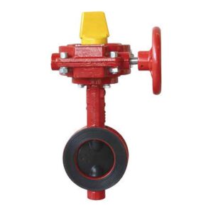 محبس فراشة ويفر UL/FM أحمر MECH موديل D371X